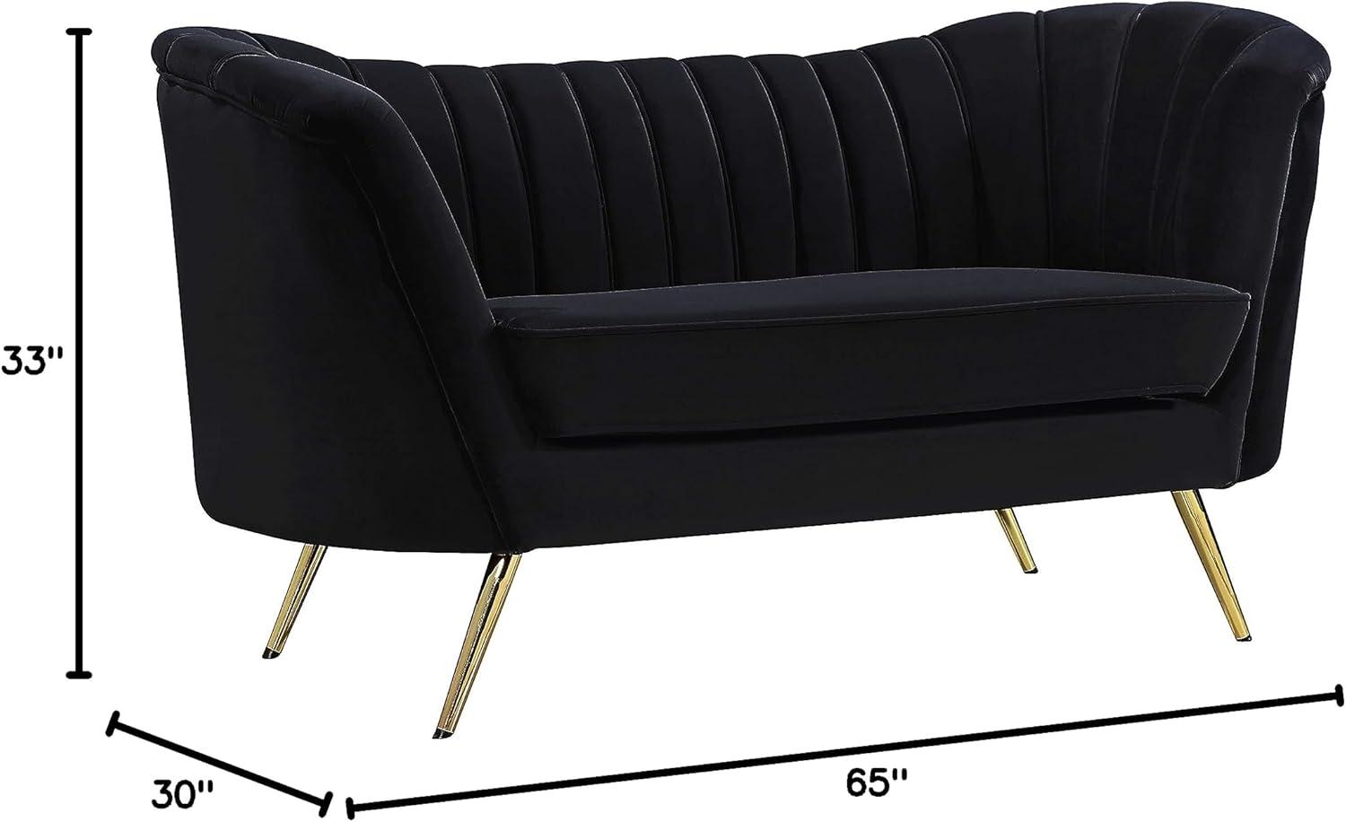 Maykoosh Retro Revival Velvet Loveseat