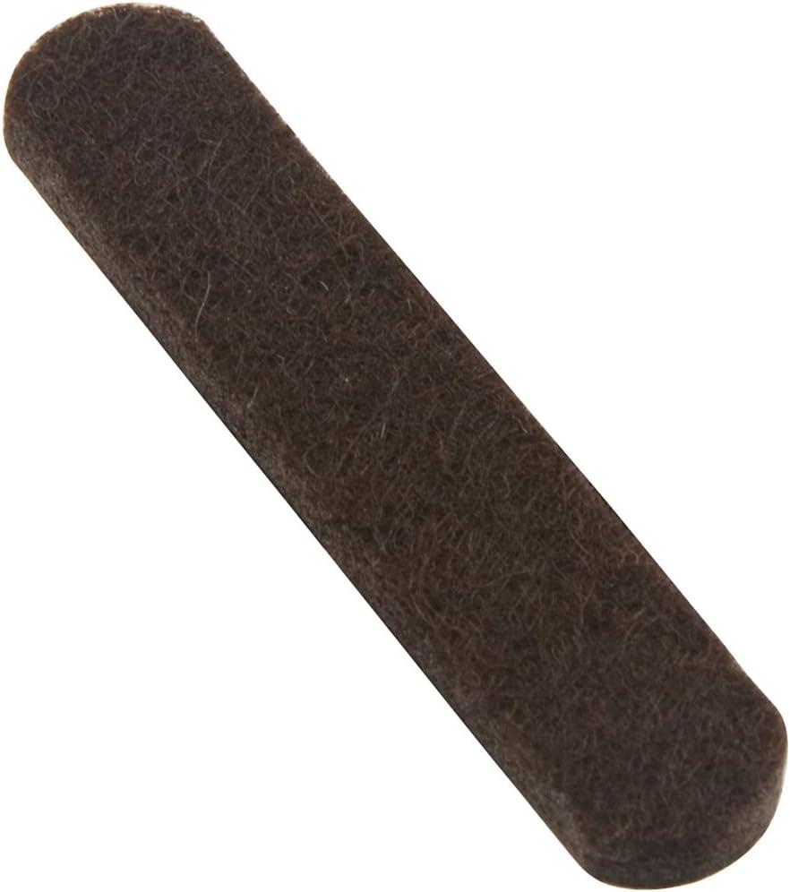 SoftTouch Assorted Self-Stick Felt Furniture Pads With Bumpers Kit - Effortless Moving and Surface Protection, Brown (108 Pack)