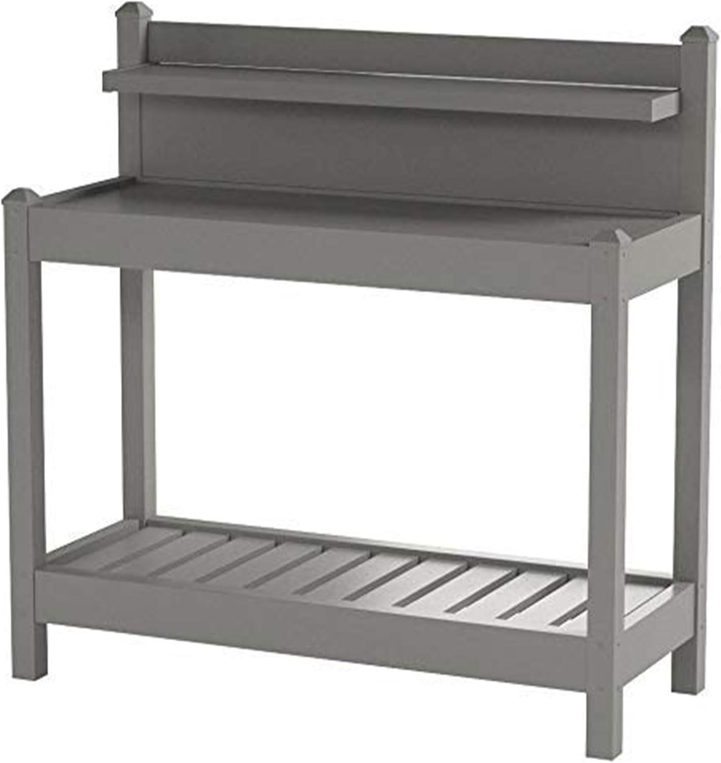 Dura-Trel Outdoor Gardening Heavy Duty PVC Vinyl Greenfield Potting Bench