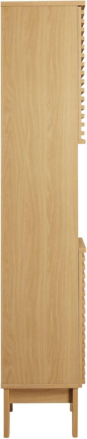Modway Render Tall Narrow Bathroom Storage Cabinet