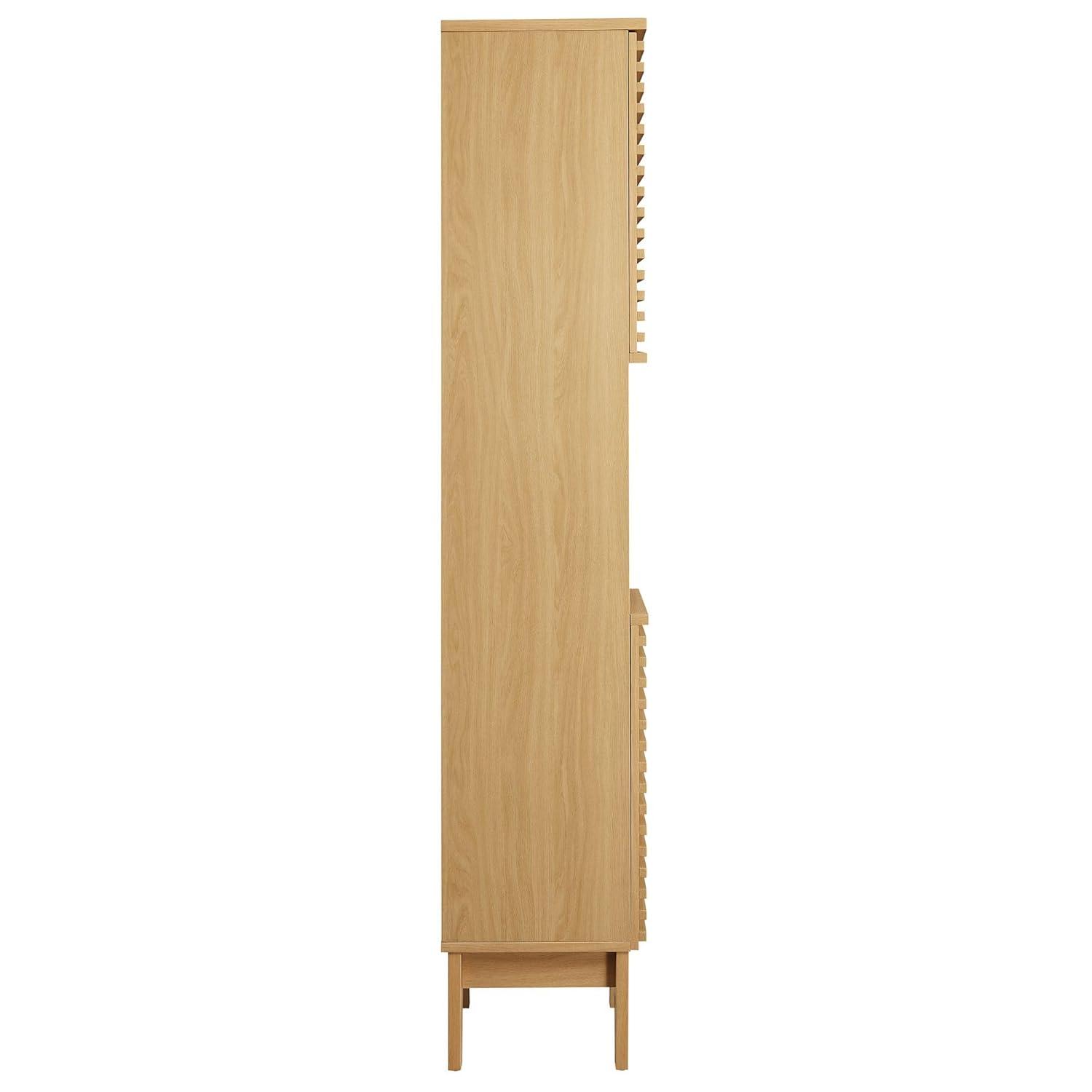 Modway Render Tall Narrow Bathroom Storage Cabinet