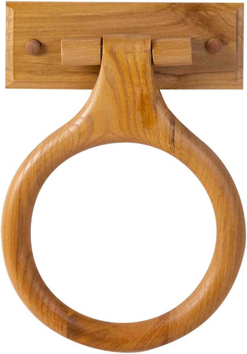 Design House  Dalton Towel Ring in Honey Oak