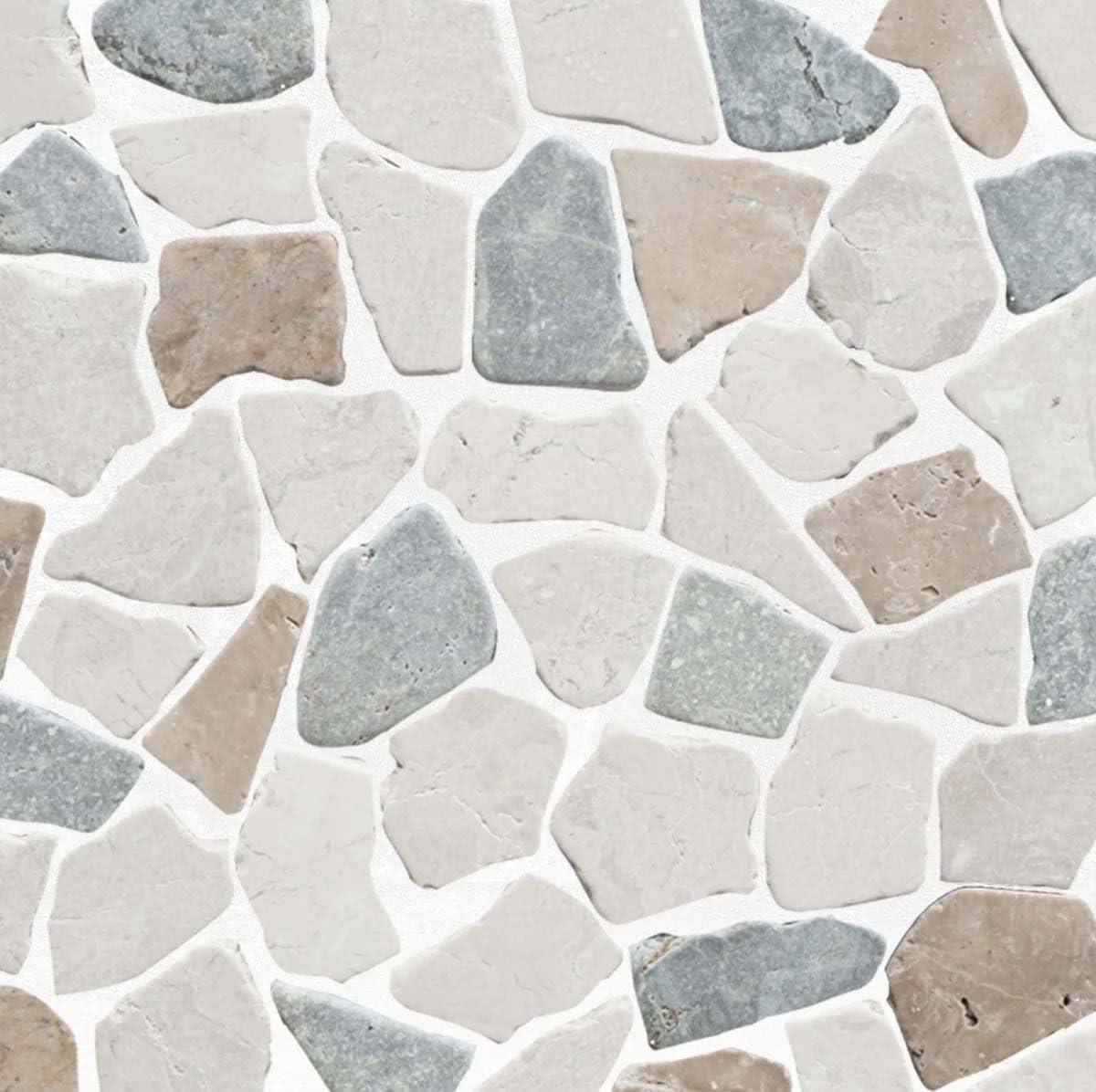 Montana 11.4" x 11.4" Natural Stone Random Mosaic Wall & Floor Tile