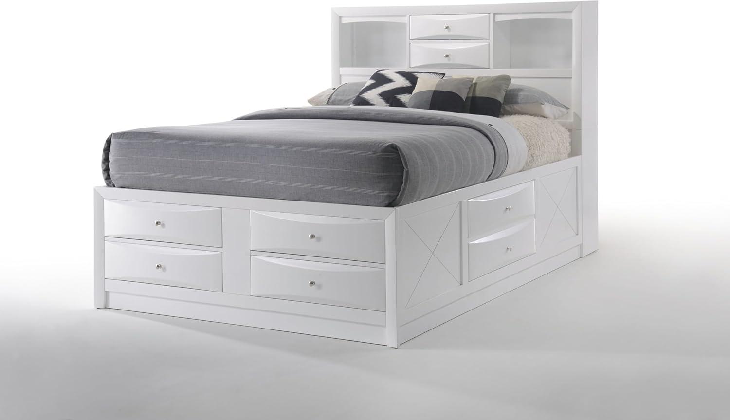 Acme Furniture 91" Queen Ireland Bed White