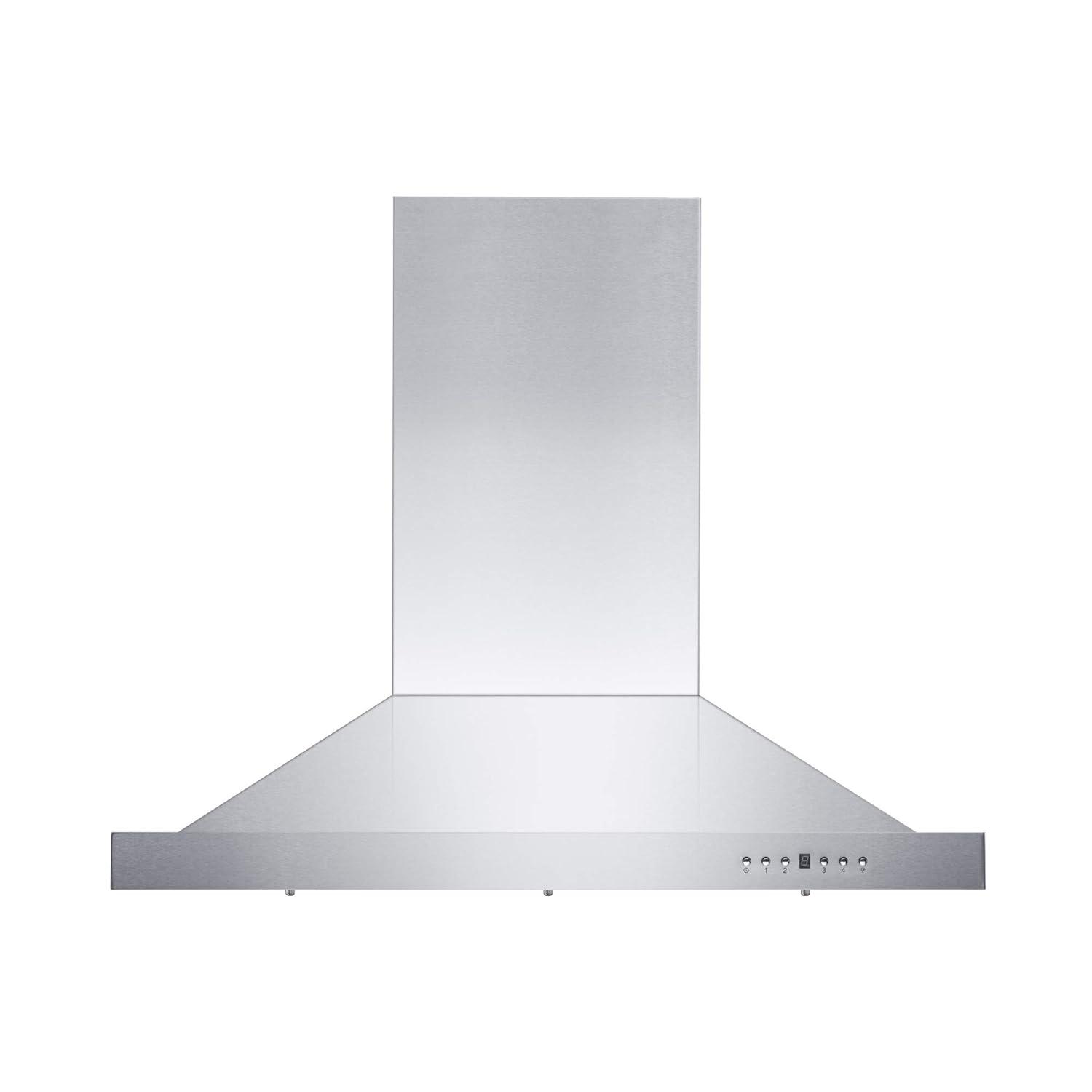 ZLINE 42 in. Convertible Vent Isl& Mount Range Hood in Black Stainless Steel (BSGL2iN-42)