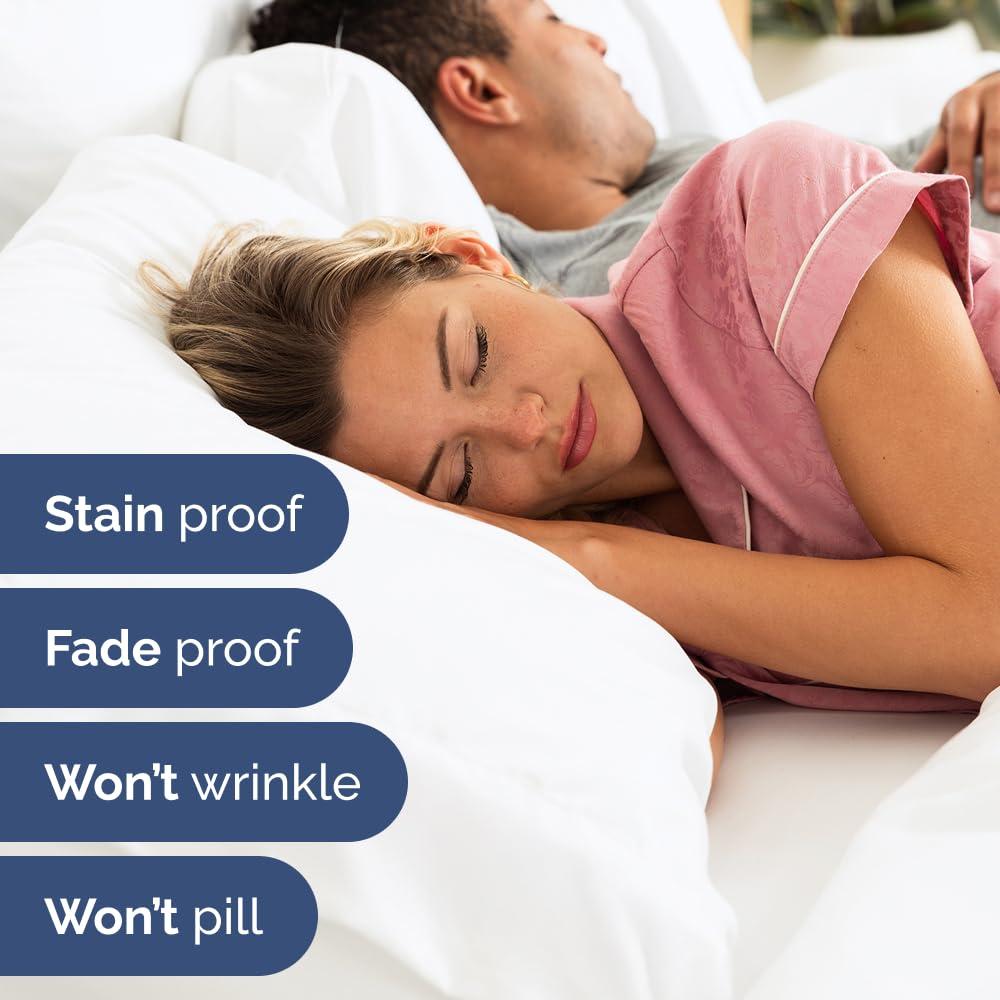 CGK Linens 6 Piece Extra Deep Pocket Ultra Soft & Cooling Sheet Set