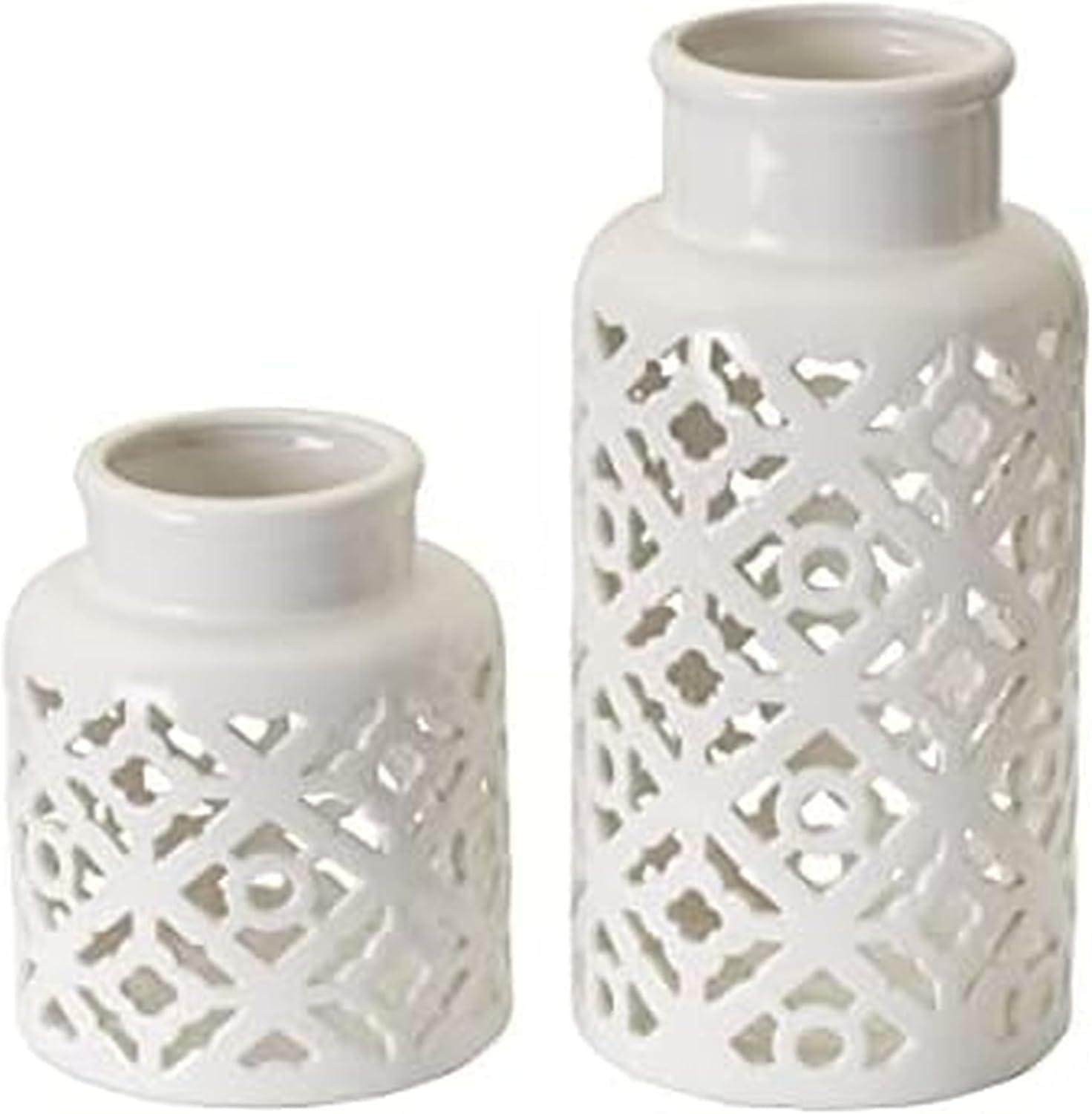 Elements Elements 2 Piece Ceramic Table Vase Set