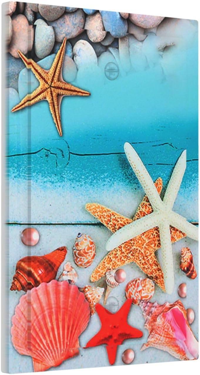 Sunyuer Sea Starfish Beach Decorative Wall Plate, 1 Gang Single Blank Outlet Cover Decorative Switch Plate for Kitchen Bathroom Bedroom, 4.5x2.76 Inch