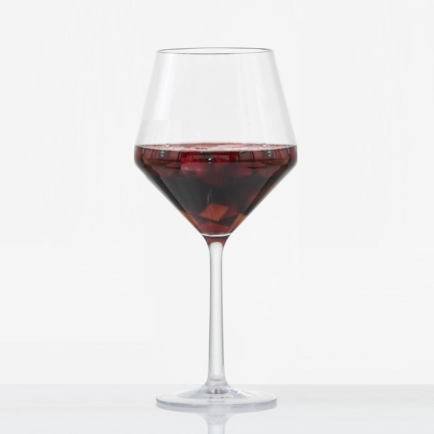 Fortessa Sole Outdoor Shatter Resistant BPA Free Premium Copolyester Plastic Drinkware 6 Pack, Yellow Sun, Sauvignon Blanc Glass (Set of 6)