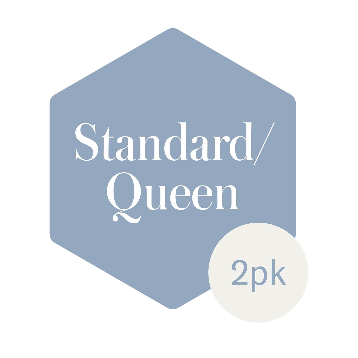 DreamLab Cooling Sleep Pillows for Back, Stomach or Side Sleepers, Set of 2, Standard/Queen