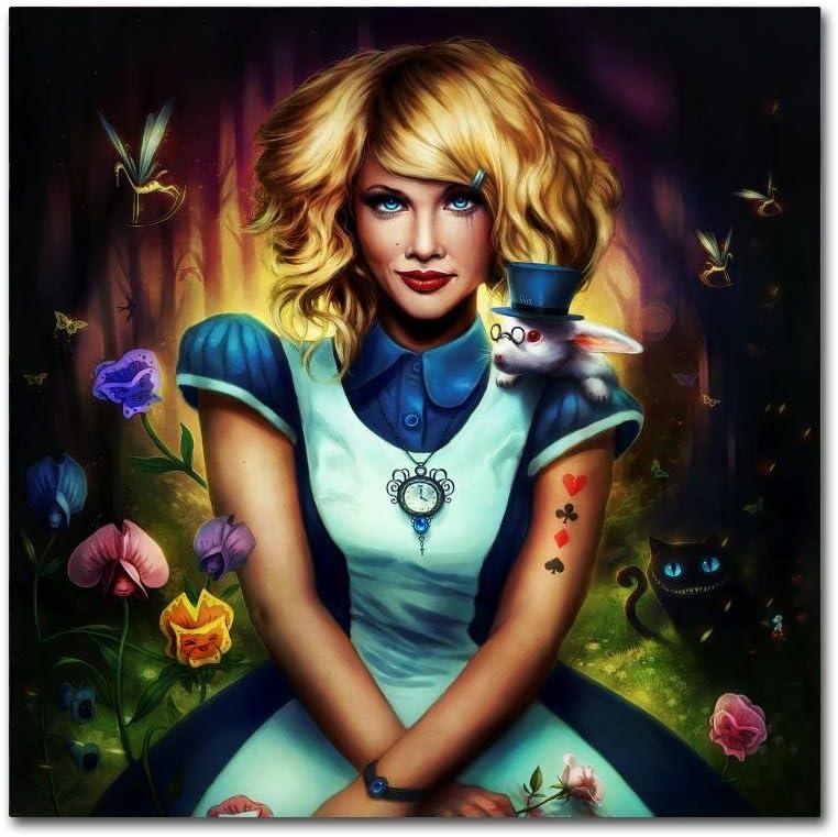 Trademark Fine Art 'Alice in Wonderland' Canvas Art by JoJoesArt
