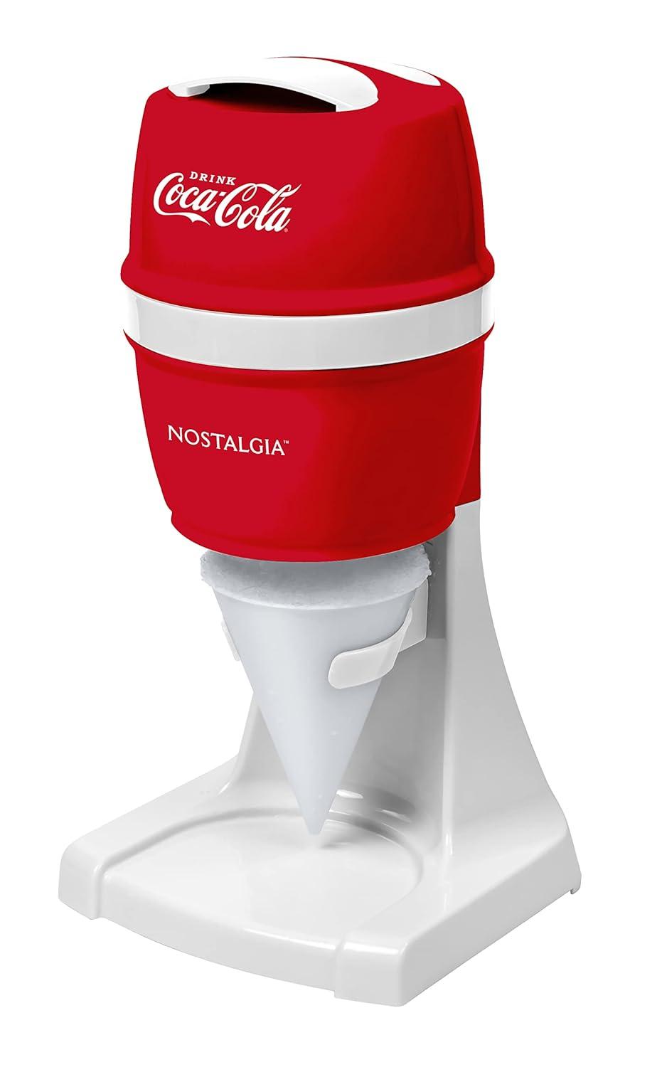 Coca-Cola CKESHVICE2CR Electric Shaved Ice & Snow Cone Maker