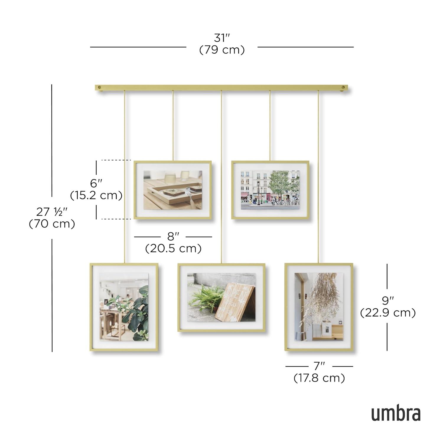Black Metal Picture Frame - Set of 5