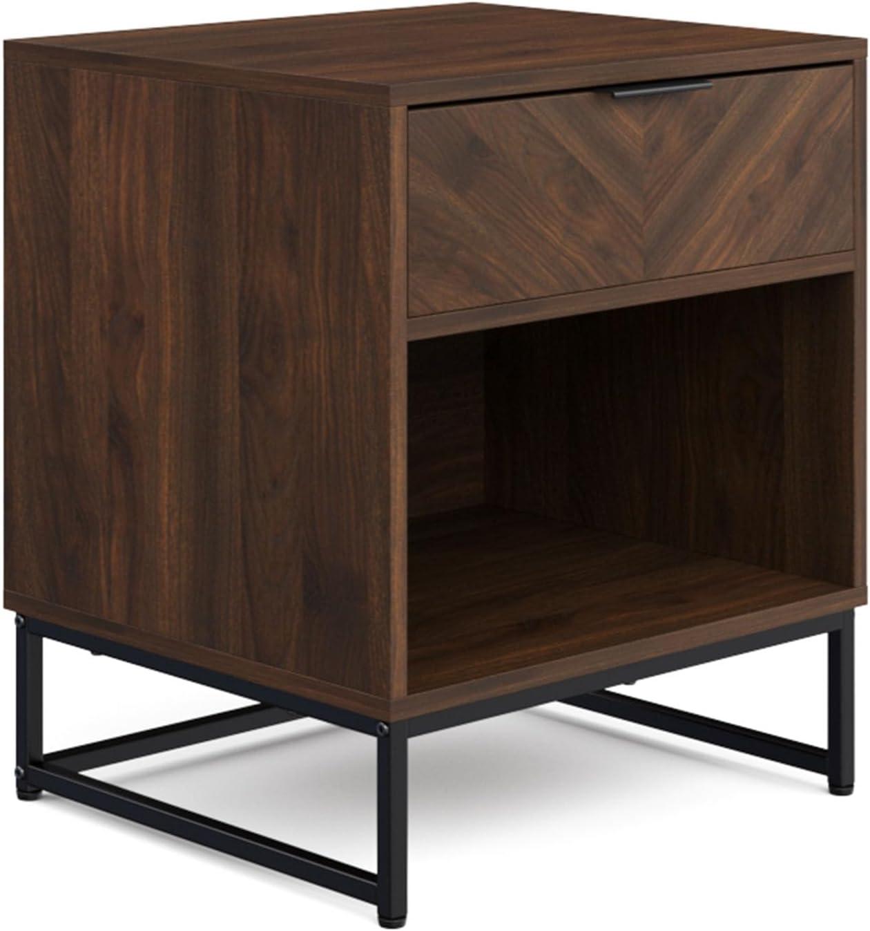 Nathan James Bedside Table With Drawer (Set of 2)