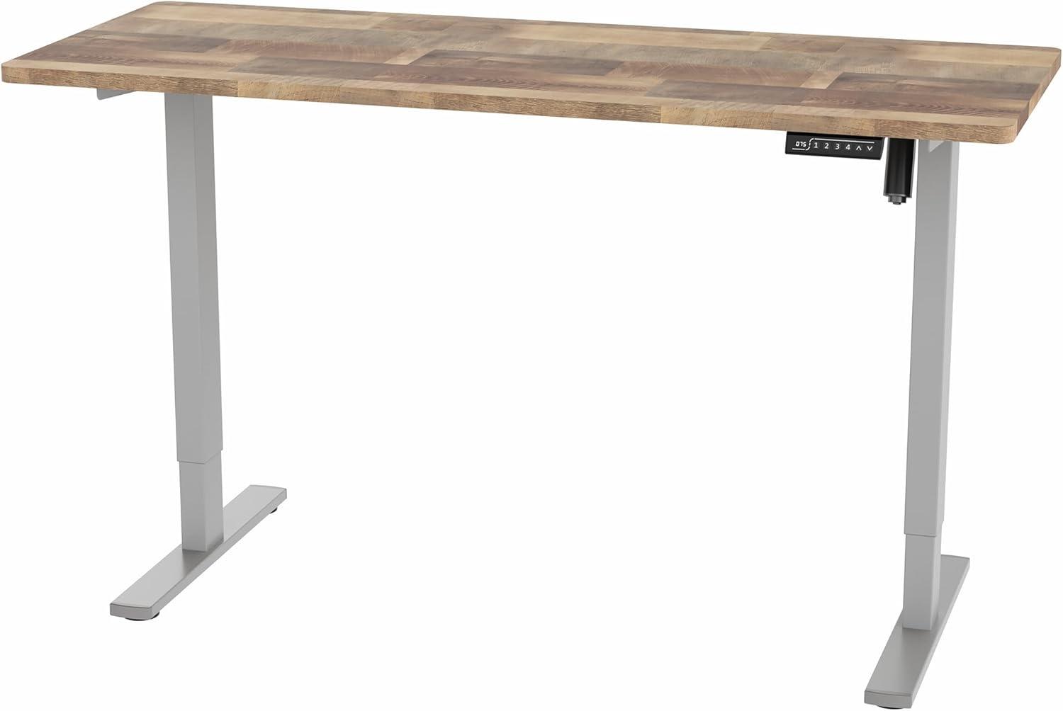 VIVO Reclaimed Wood 60 x 24 inch Universal Table Top for Sit Stand Desk Frames