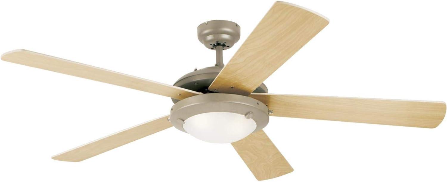 Westinghouse 7233600 Comet 52" 5 Blade Led Indoor Ceiling Fan - Grey