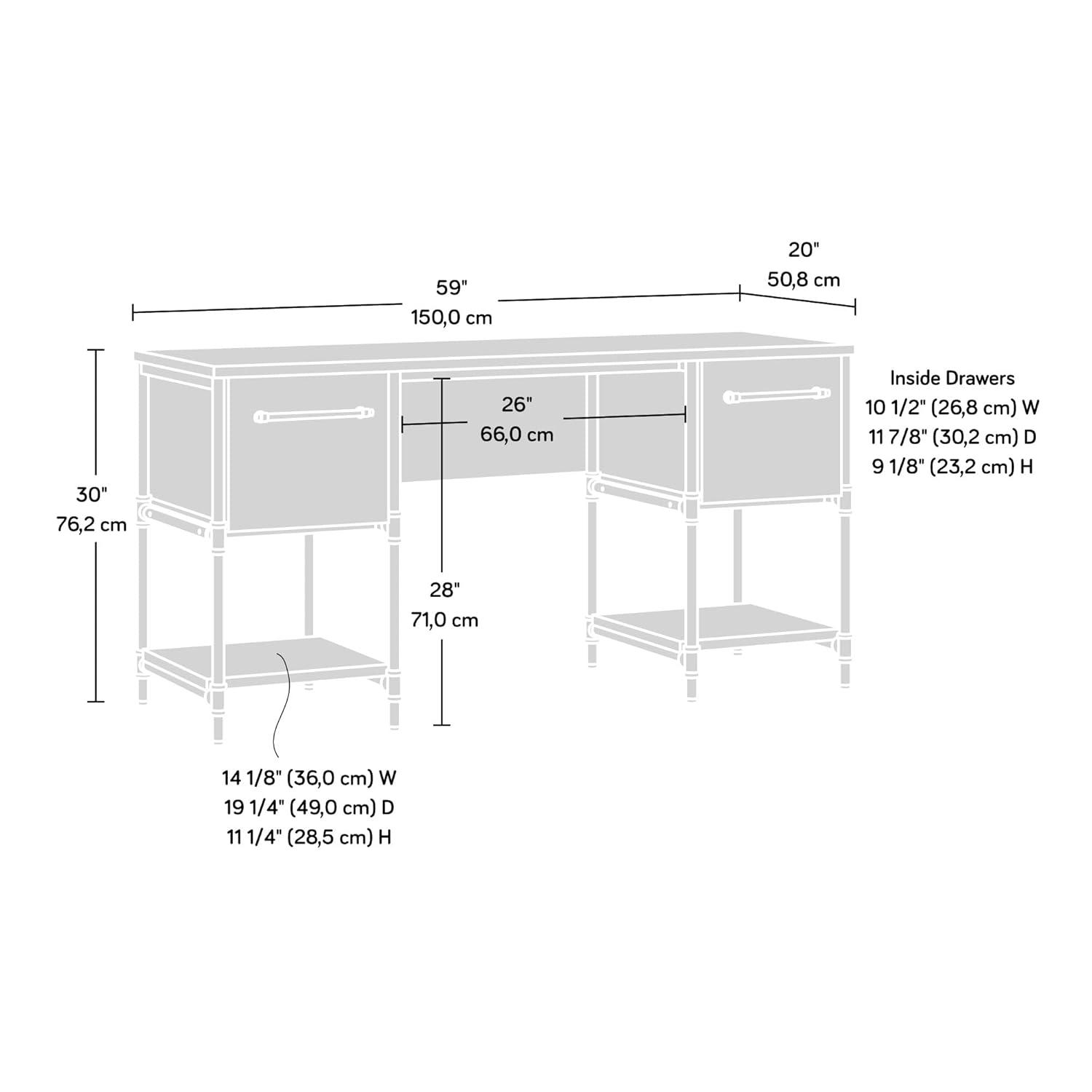 Aiden Industrial Desk