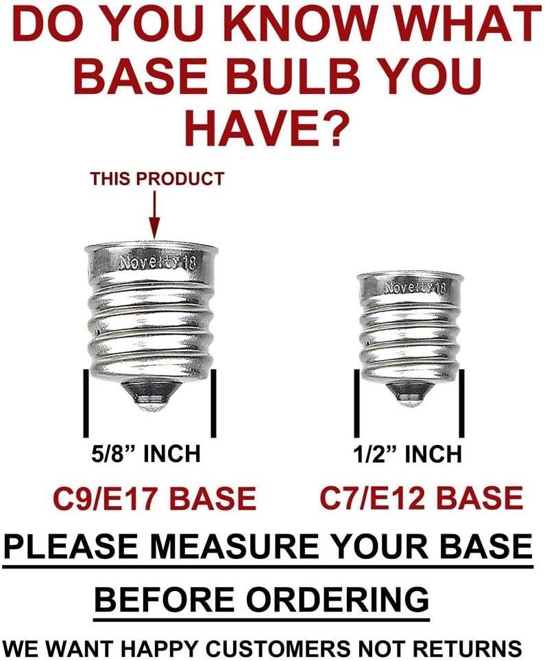 7 Watt C11 E17/Intermediate Dimmable Incandescent Bulb