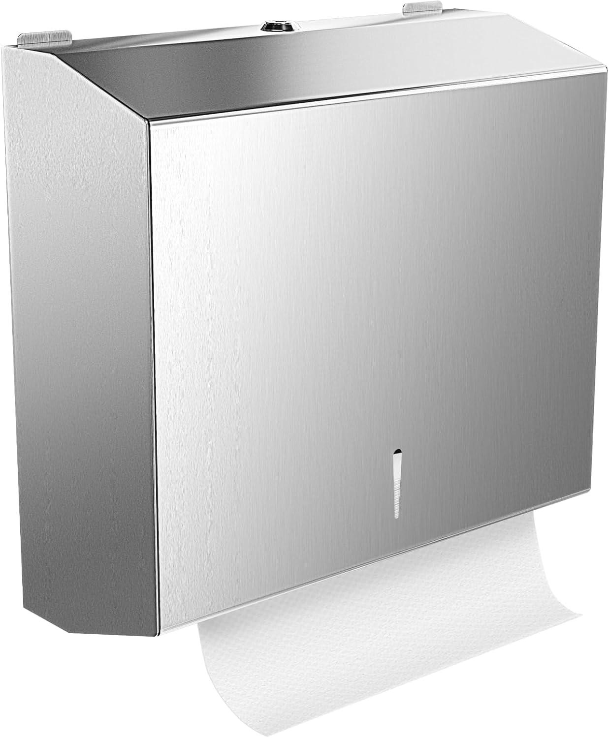 Stainless Steel Wall Mount Commercial Paper Towel Dispenser