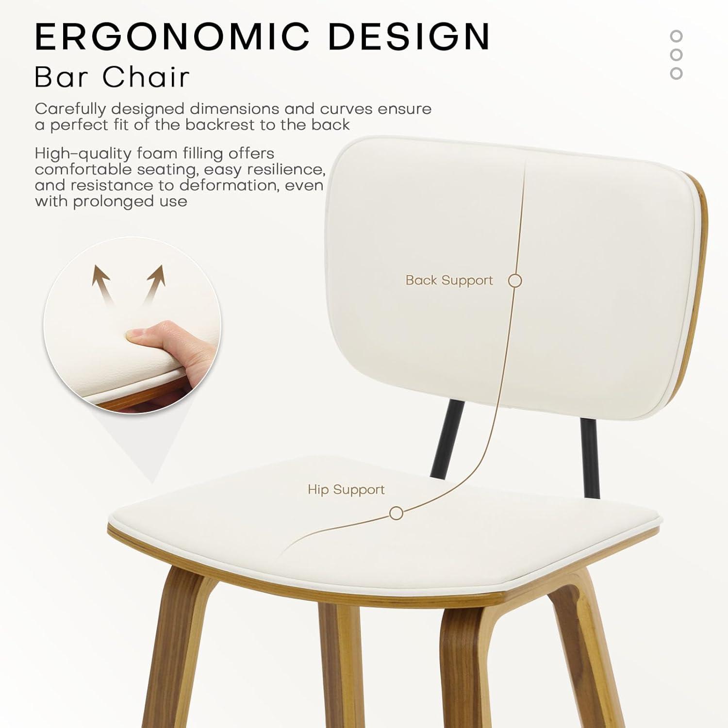 Corrigan Studio® 26" Upholstered Counter Height Bar Stools