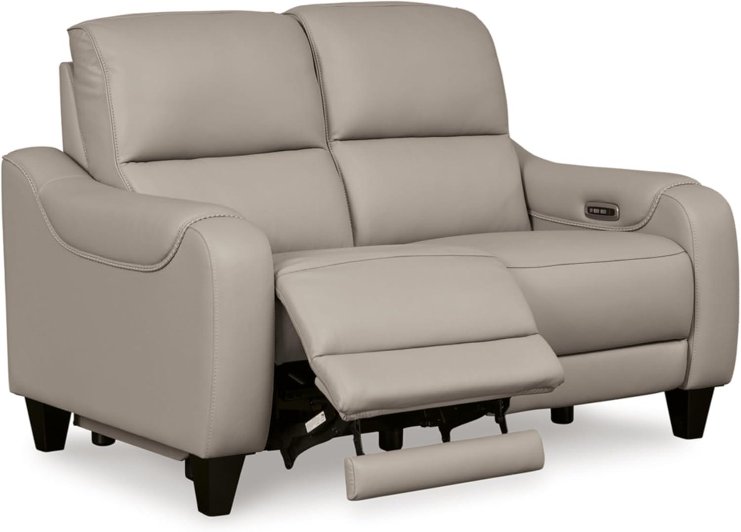 Signature Design by Ashley Mercomatic Gray Power Reclining Loveseat