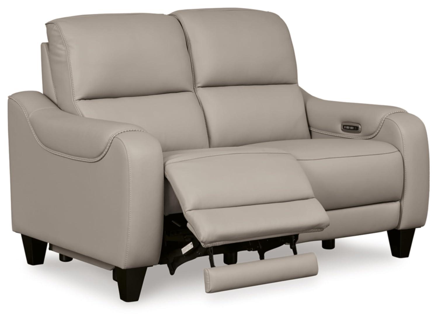 Signature Design by Ashley Mercomatic Gray Power Reclining Loveseat