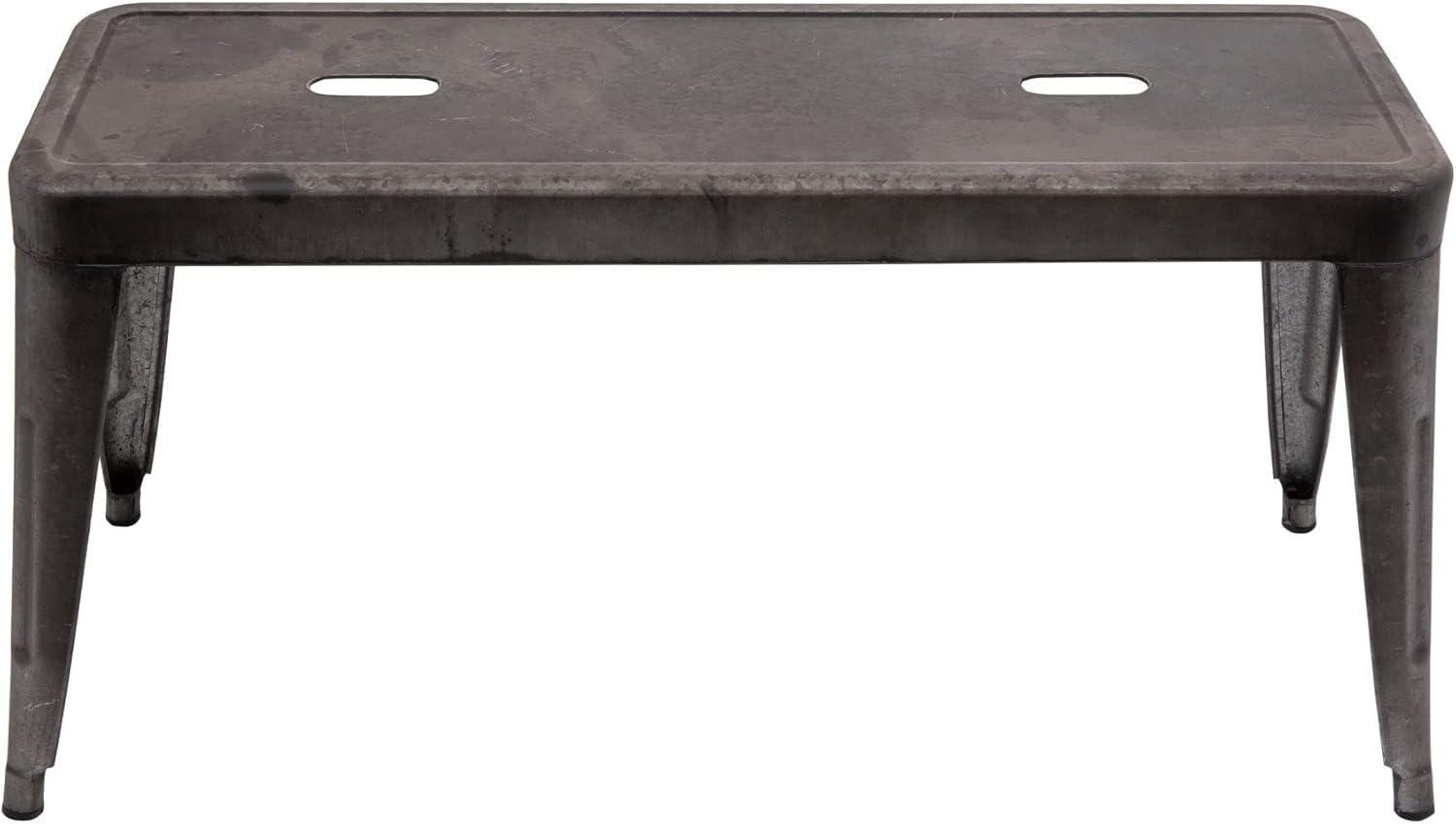 Creative Co-Op Farmhouse Metal Entryway Bench, Galvanized Finish