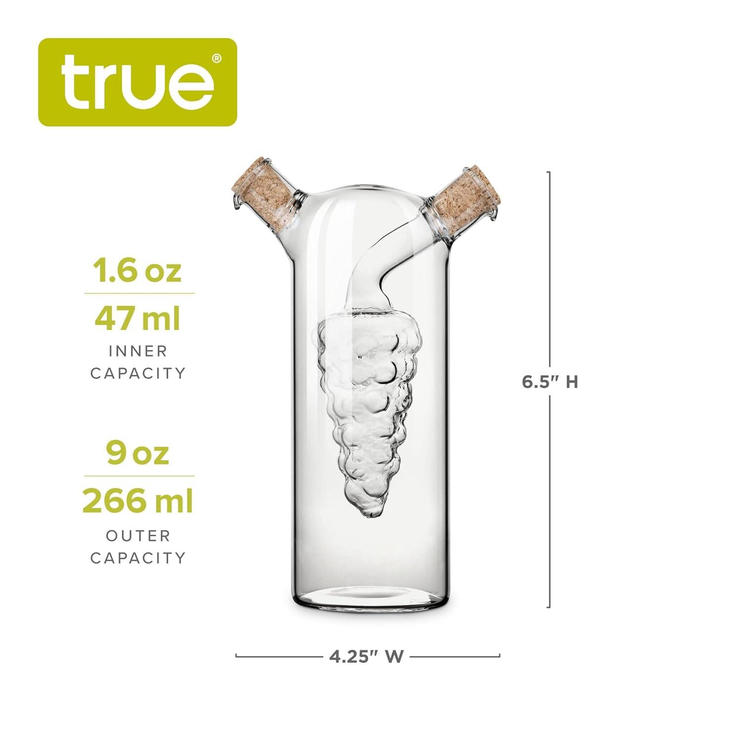 True Napa: Oil & Vinegar Cruet, Clear