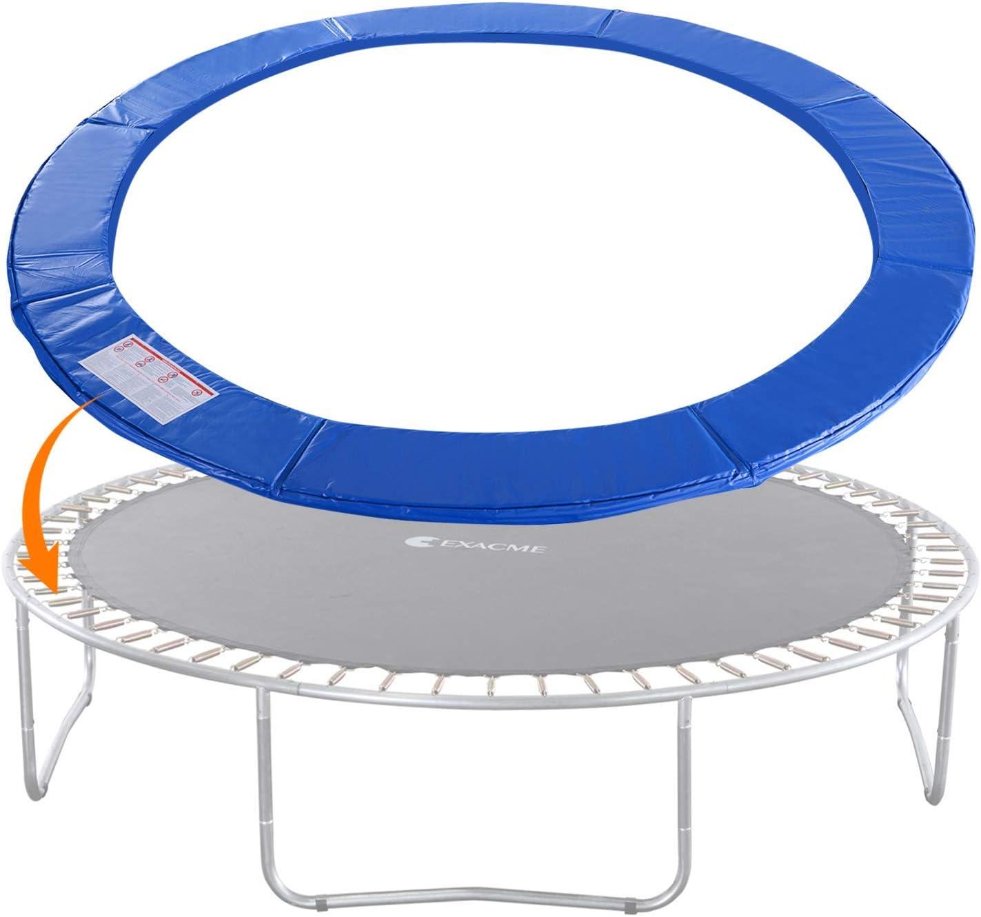 Blue Waterproof Trampoline Safety Pad for 8-16 Foot Frames