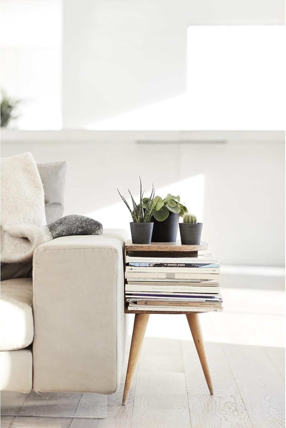 Ecopots Ecopots Indoor/Outdoor Modern Round Recycled Plastic Planter Flower Pot