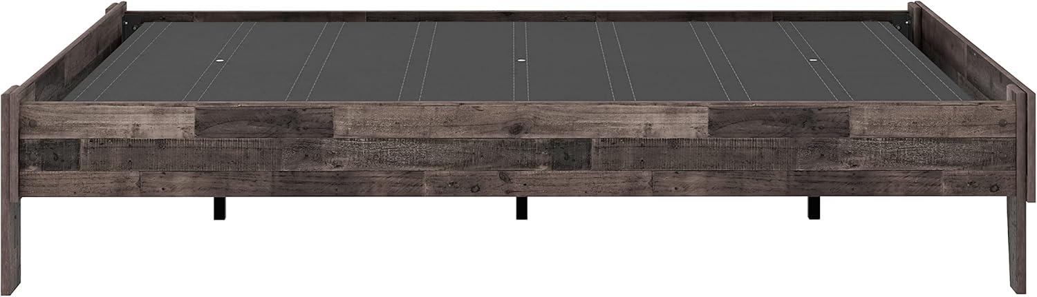 Signature Design by Ashley Casual Neilsville Full Platform Bed  Multi Gray