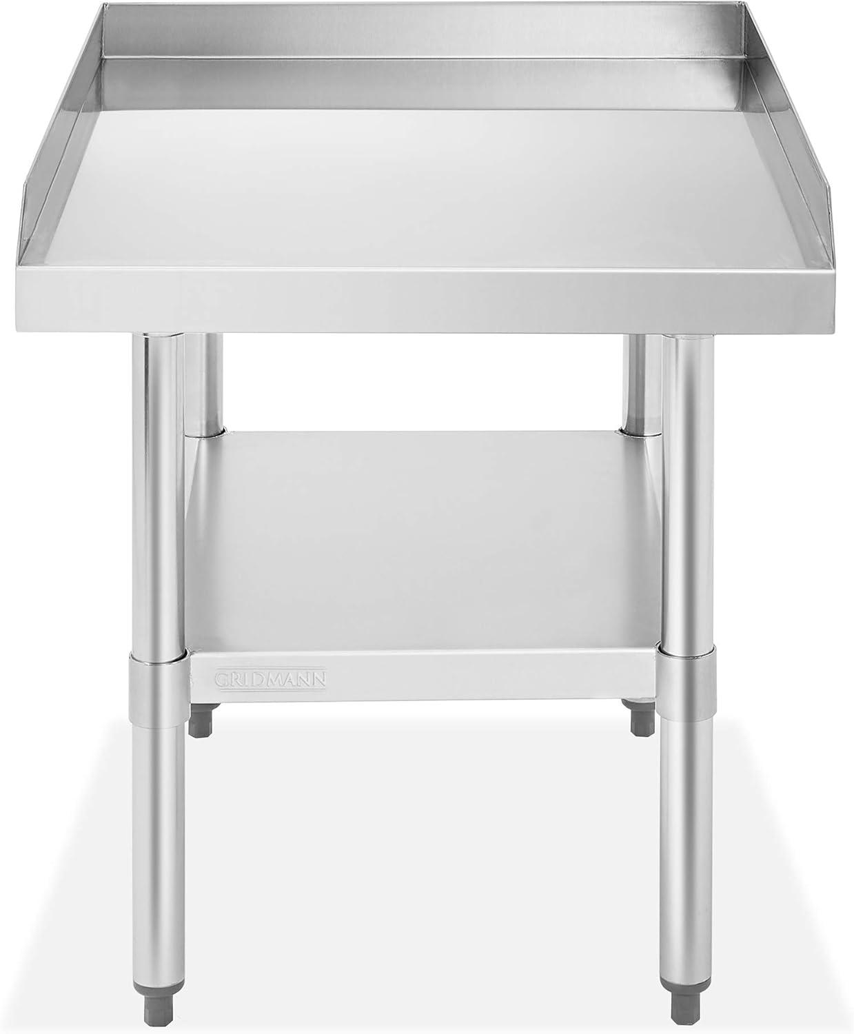 Stainless Steel Grill Table & Equipment Stand with Undershelf