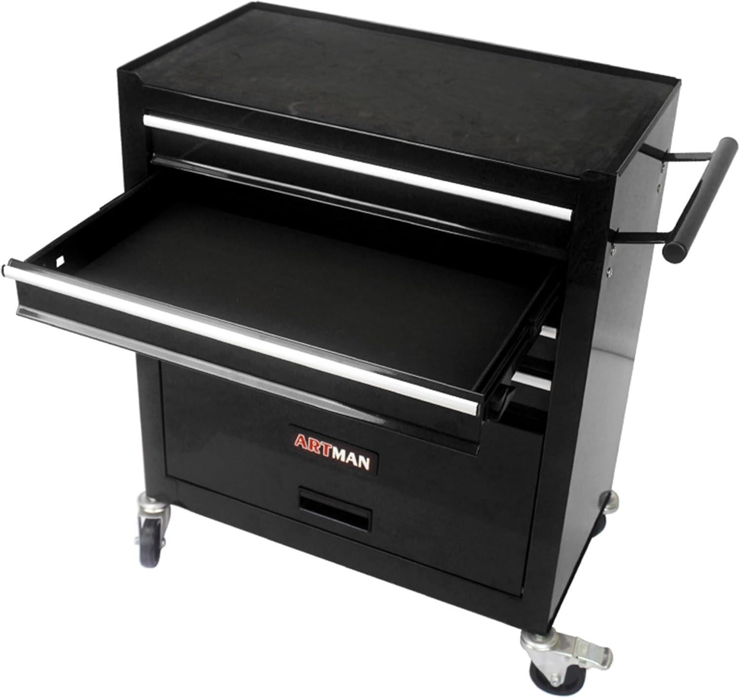 Yesurprise 12.99'' W 5 -Drawer Steel Job Site Storage with Wheels