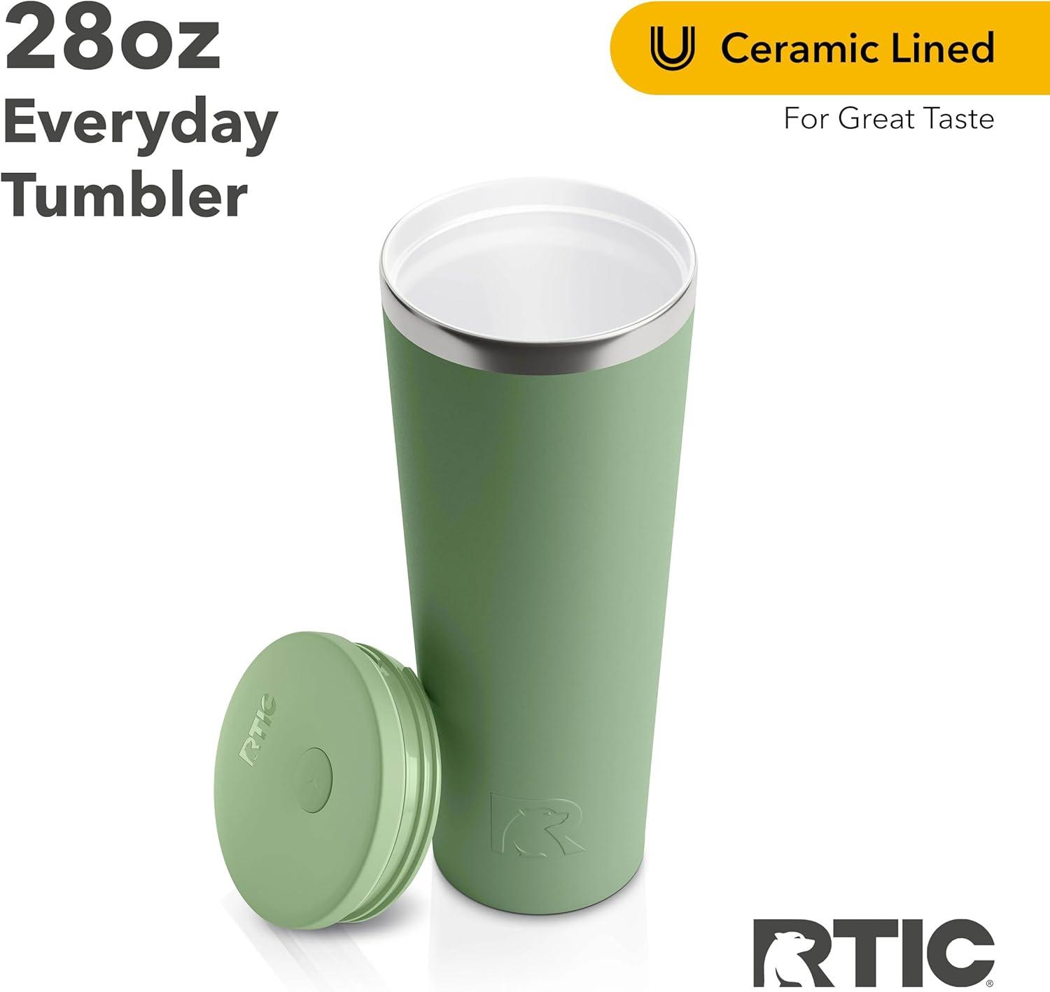 Sage Green 28oz Insulated Stainless Steel Travel Tumbler with Straw