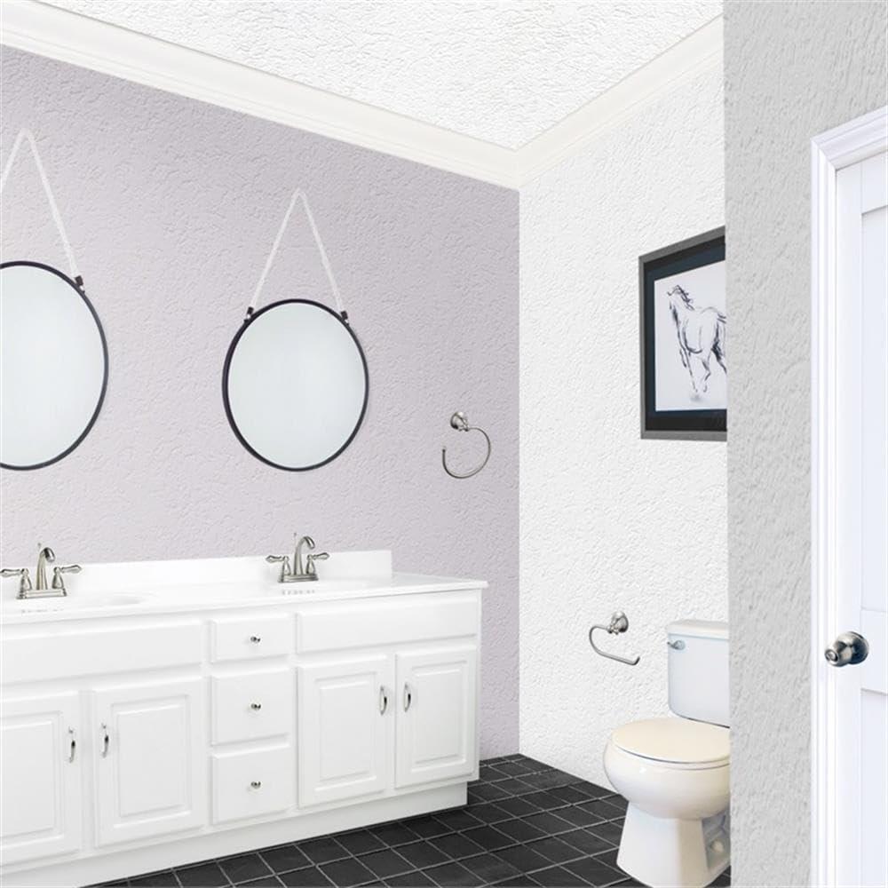 Design House 561076 Oakmont Traditional Towel Ring for Bathroom Bedroom Closet or Kitchen, Satin Nickel