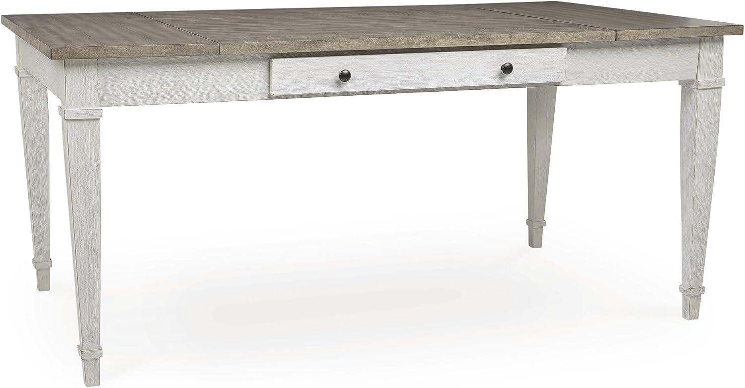 Skempton Farmhouse Rectangular Dining Table with Storage