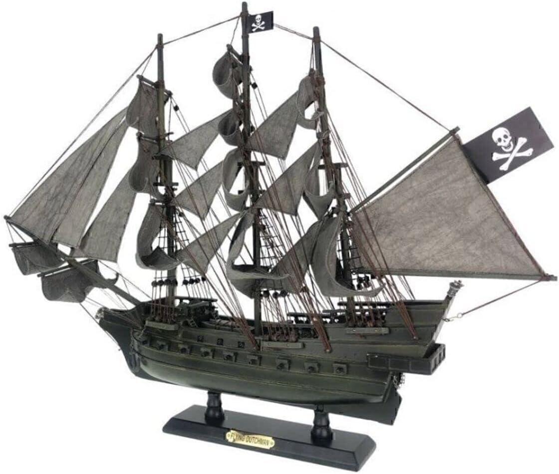 Wooden Flying Dutchman Limited Model Pirate Ship - 26 in.
