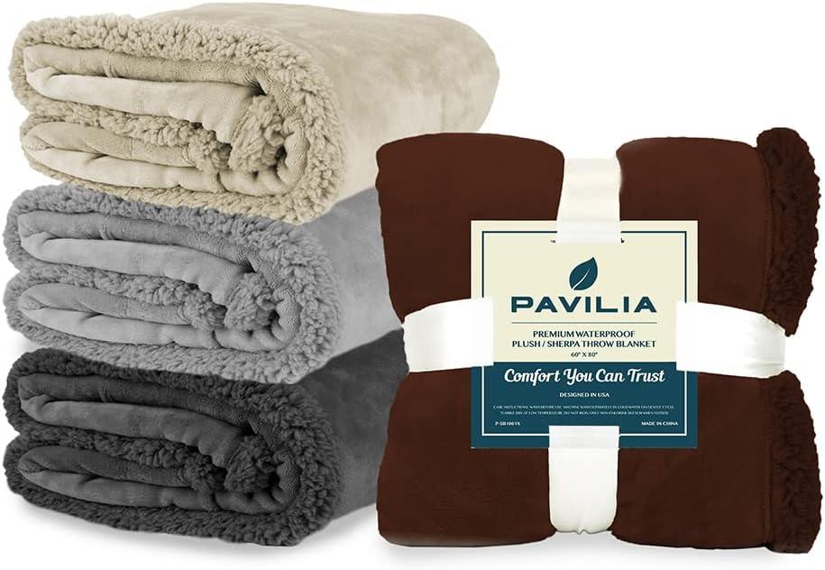 Pavilia Hand Woven Throw Blanket