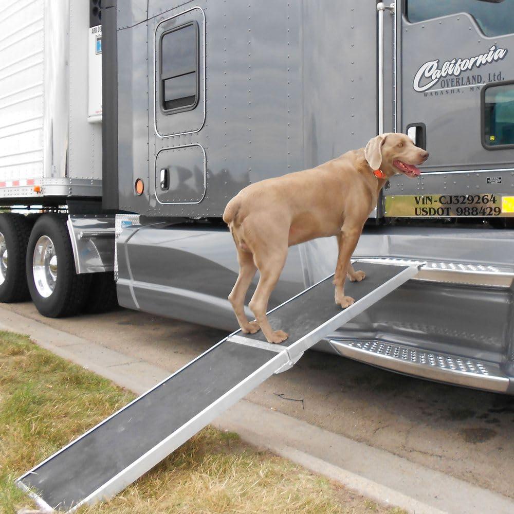 7 ft. Lightweight Portable Folding Aluminum Pet Ramp