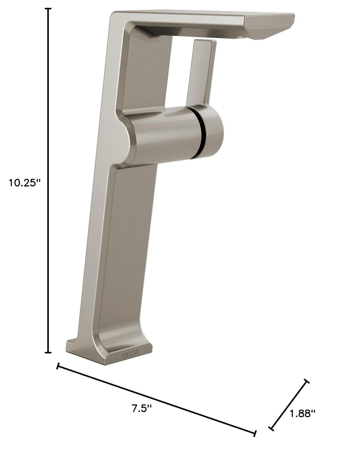 Pivotal Single Hole Bathroom Faucet with Drain Assembly and Diamond™ Seal Technology