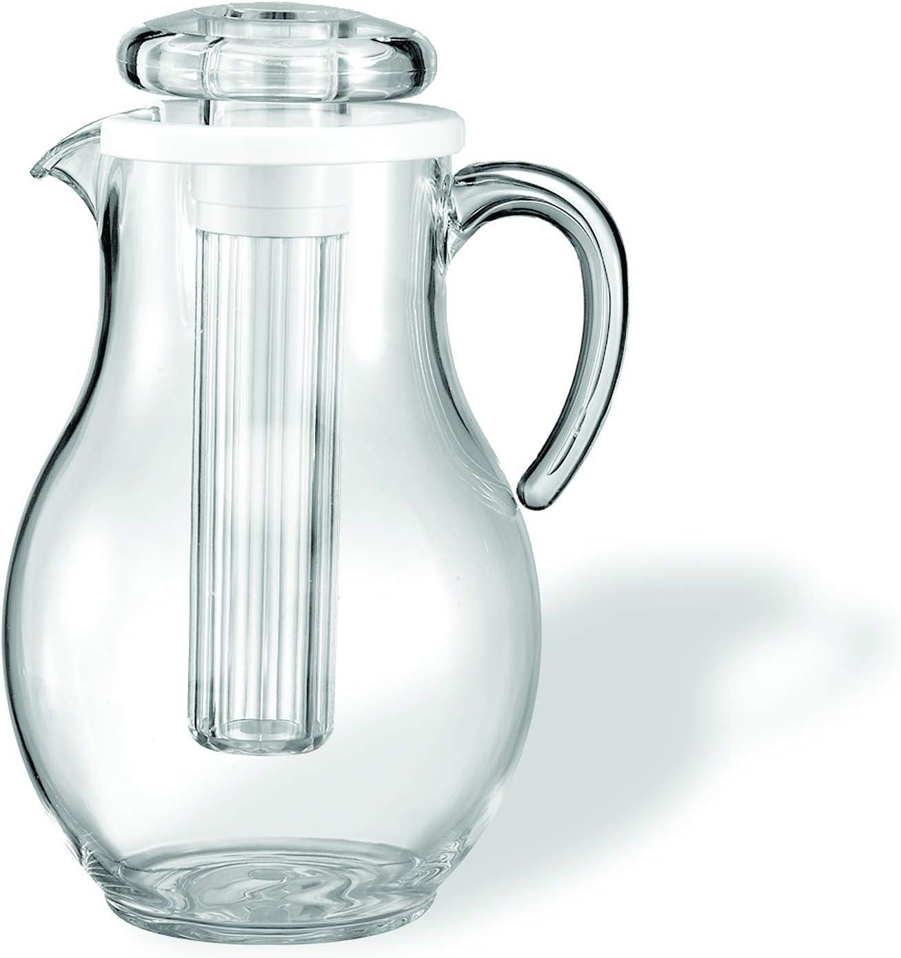 Clear 64oz Pitcher with Ice Tube