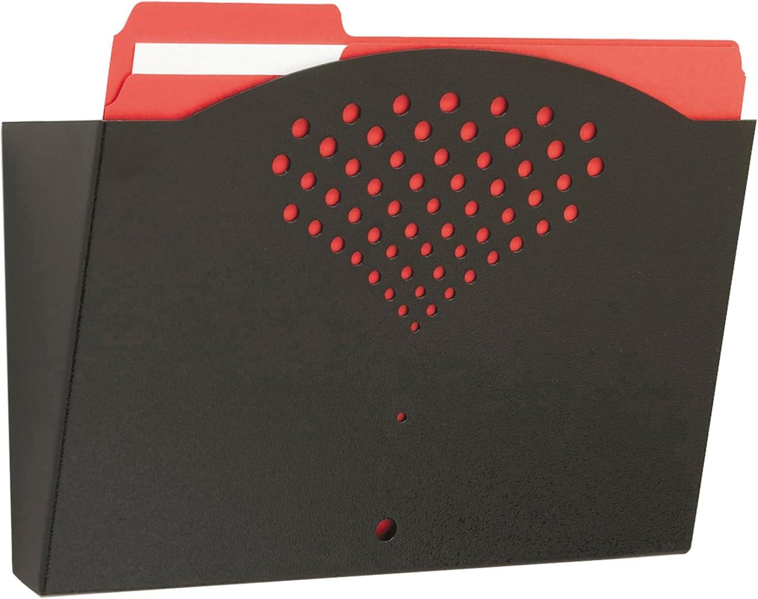 Letter Size Steel Wall File - Black