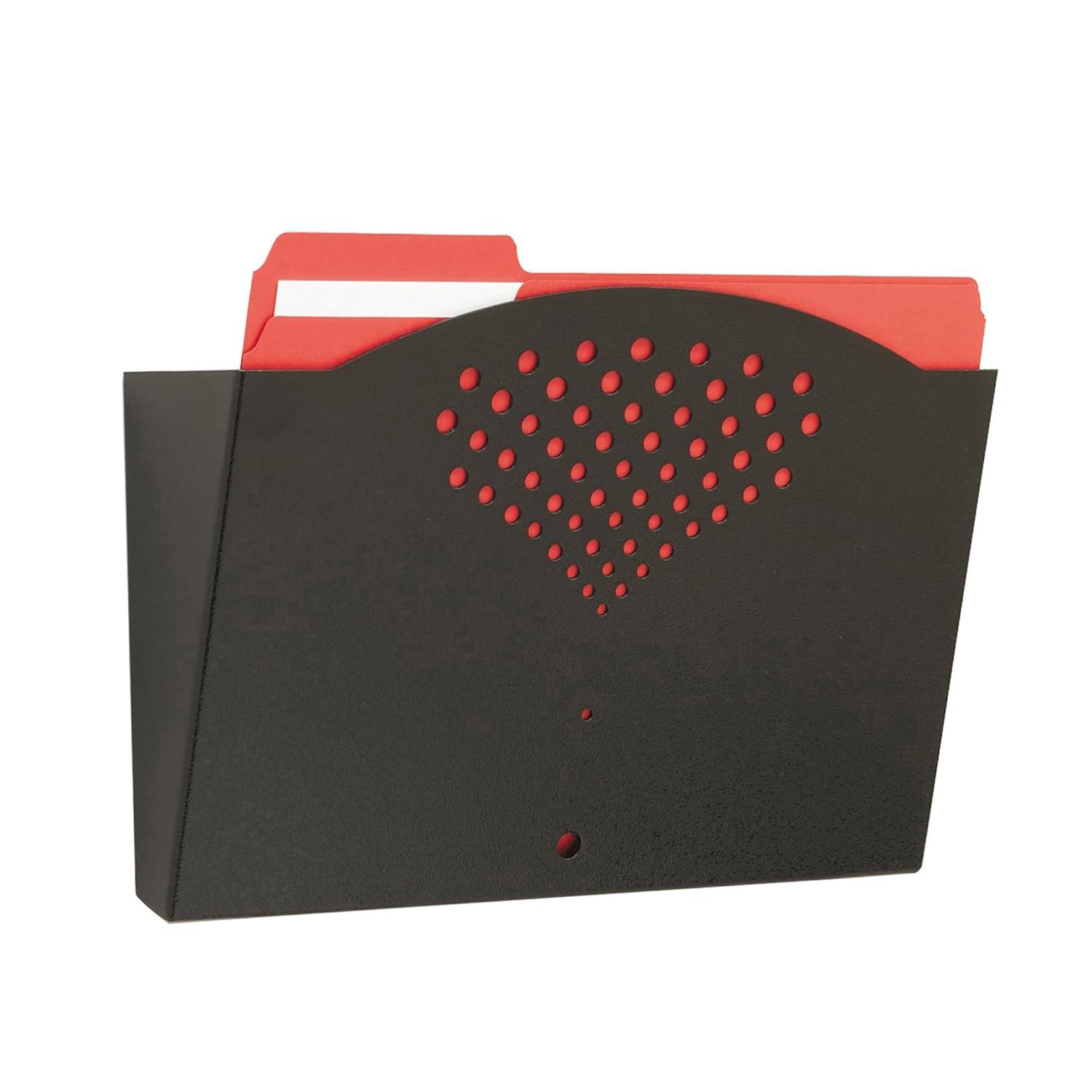 Letter Size Steel Wall File - Black