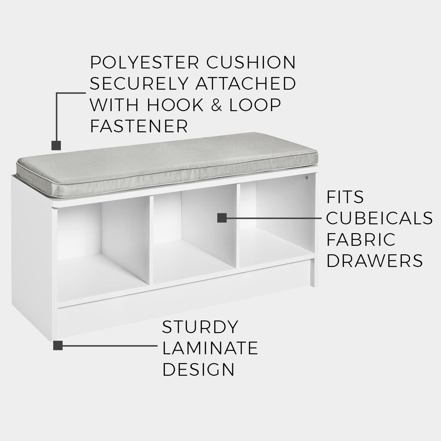 Cubeicals 3 Pair Shoe Storage Bench