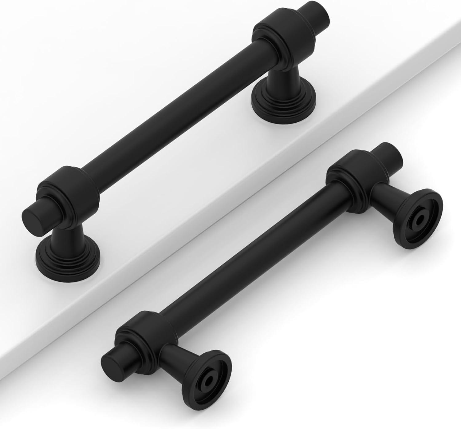 Piper Kitchen Handles, Solid Core Drawer Pulls for Cabinet Doors, 3-3/4" (96mm)