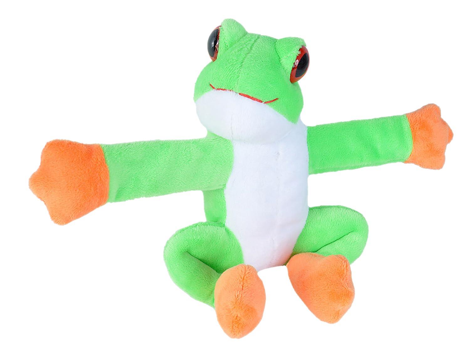Wild Republic Huggers Red Eyed Tree Frog Stuffed Animal, 8 Inches