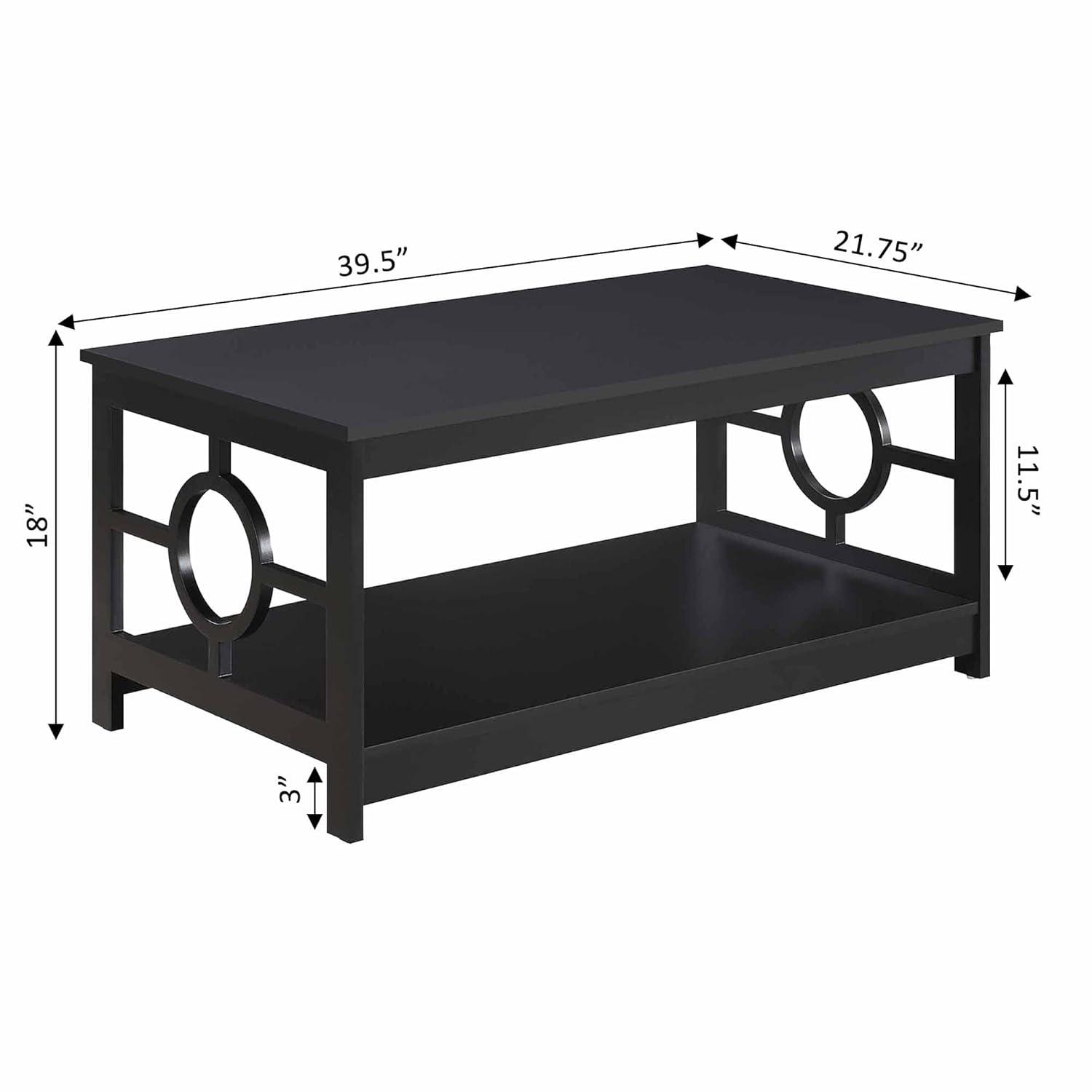 Convenience Concepts Ring Coffee Table, Multiple Colors