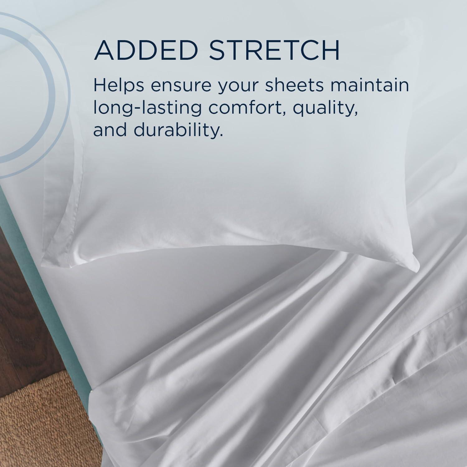 Tempur-Pedic Tempur-Classic Cotton Sheet Set Cool Gray, Twin, Adult