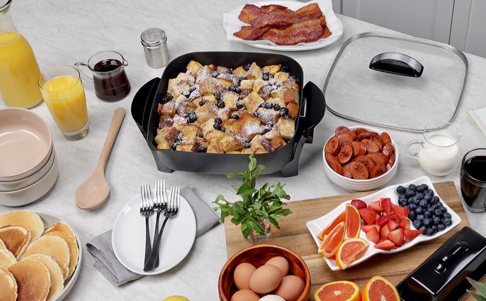 Presto Presto 12" Electric Skillet With Glass Lid