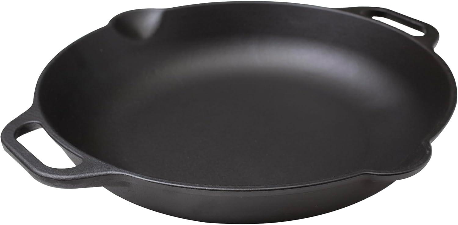 Victoria Victoria Cast Iron 13" Everyday Skillet with Loop Handles
